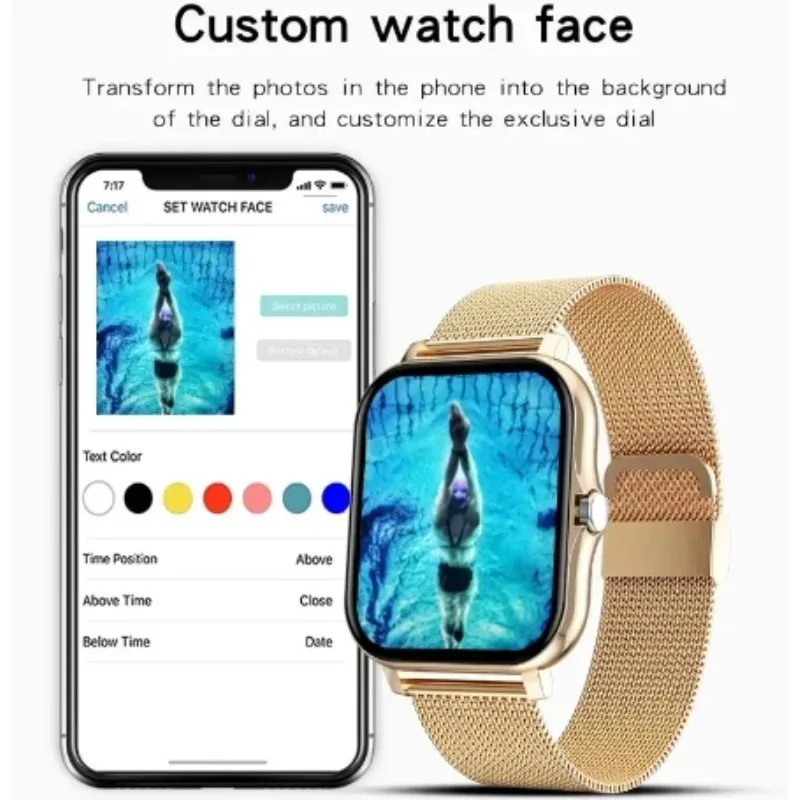 Bluetooth Call Smartwatch for Men and Women Voice Assistant Sports Fitness Android iOS New Hot Sale 1.83" 2024 - Image 4