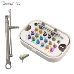 Dental Implant Screw Driver Colorful Torque Wrench Ratchet 10-70NCM with 16Pcs Screw Driver Universal Restoration Tools Kit