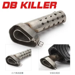 high quality Universal Front Mid End DB Killer slip on for Motorcycle Exhaust Muffler Stainless Noise Sound Eliminator