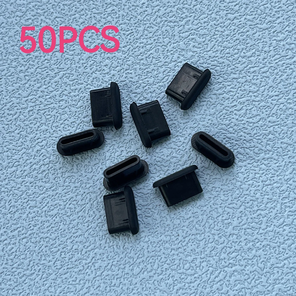 10/30/50PCS Type-C Silicone Dust Plugs Phone USB Charging Port Protector Cover Type C Anti-dust Cap for Samsung Xiaomi Huawei - Image 11