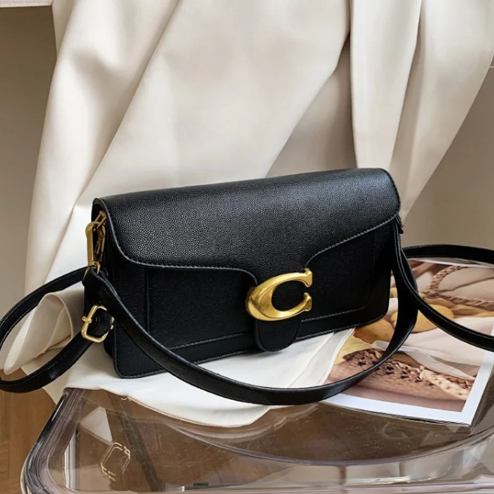 Double-Strap Small Square Crossbody Bag – Stylish Underarm Shoulder Purse for Women - Image 6