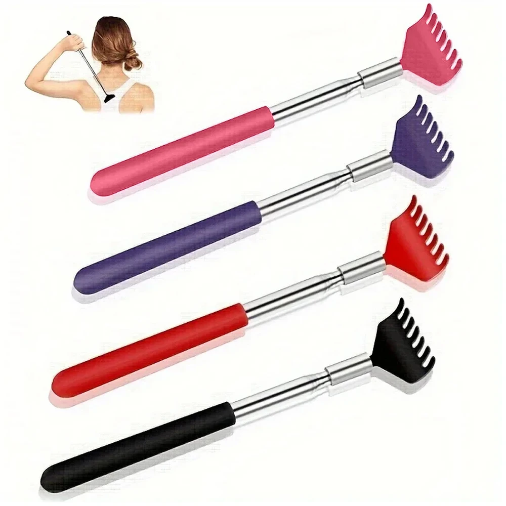 Portable Extendable Back Scratcher Stainless Steel Telescoping Back Scratcher Tool Telescopic Back Scratching Tool Massage Gift - Image 9