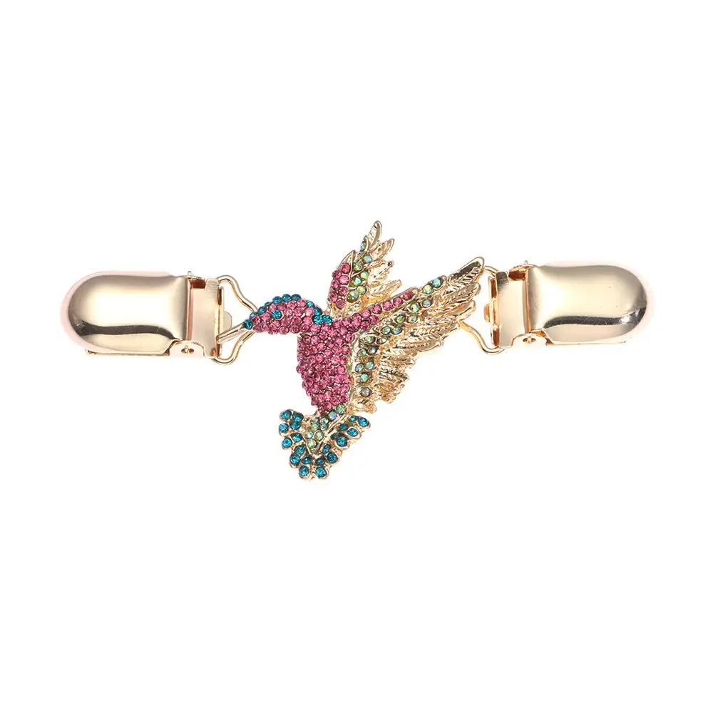 Women Carved Flower Cardigan Sweater Blouse Shawl Clips Shirt Collar Shawl Brooch Retro Duck Clip Clasps Charm Accessories Gift - Image 16