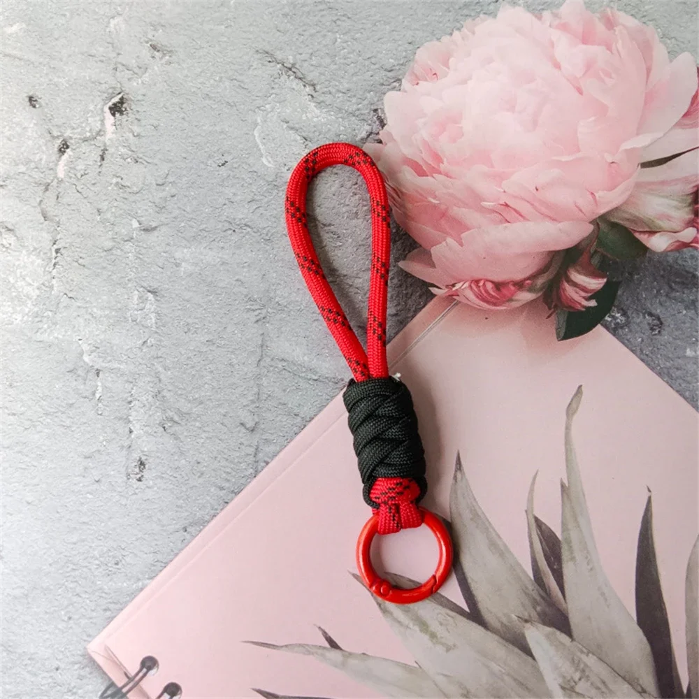 Colorful Braided Lanyard Keychain Unisex Anti-Lost Wrist Strap Paracord With Key Ring For Phone Camera U Disk Bottle Accessories - Image 12