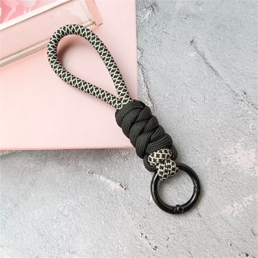 Colorful Braided Lanyard Keychain Unisex Anti-Lost Wrist Strap Paracord With Key Ring For Phone Camera U Disk Bottle Accessories - Image 27