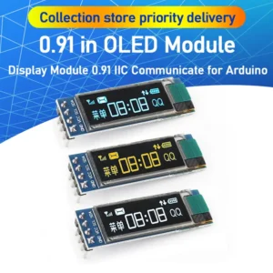 0.91 inch OLED module 0.91" white/Blue OLED 128X32 OLED LCD LED SSD1306 Display Module 0.91" IIC Communicate for arduino