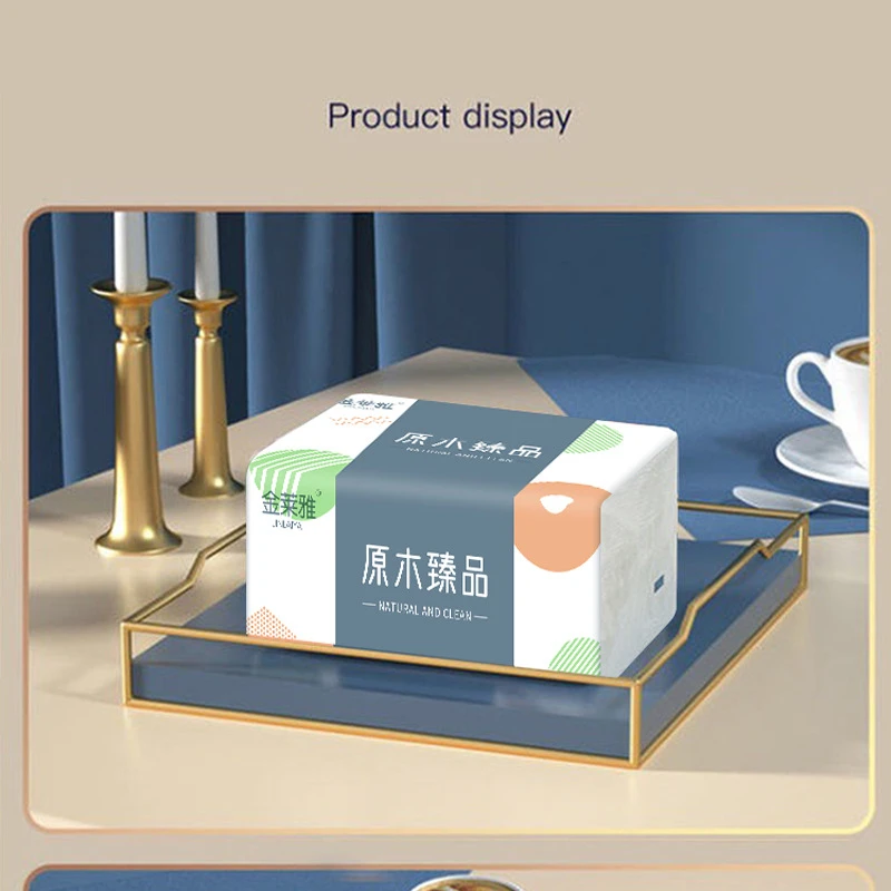 10 Packs Wholesale Eco Friendly Portable No Fluorescent Virgin Wooden Pulp Tissue Soft Comfortable 5 Ply Facial Tissue Paper - Image 5