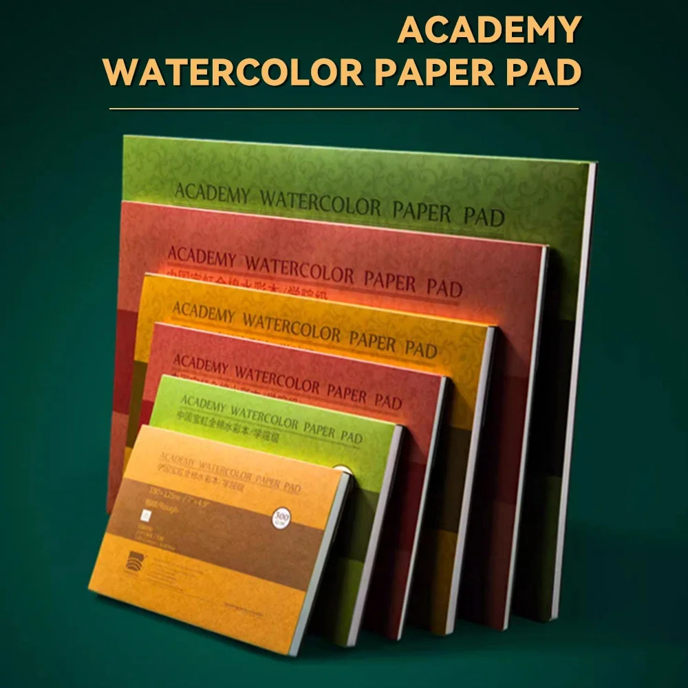 20 Sheets Baohong 200g/300g Watercolor Sketchbook 100% Cotton Watercolor Paper Sealing Pad 32K 16K 8K Water Color Drawing Book - Image 3
