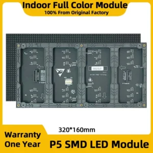 LED Digital Signage Indoor SMD P5 Full Color HUB75 Module RGB Pixel Display LED Display LED Video Wall Large Screen