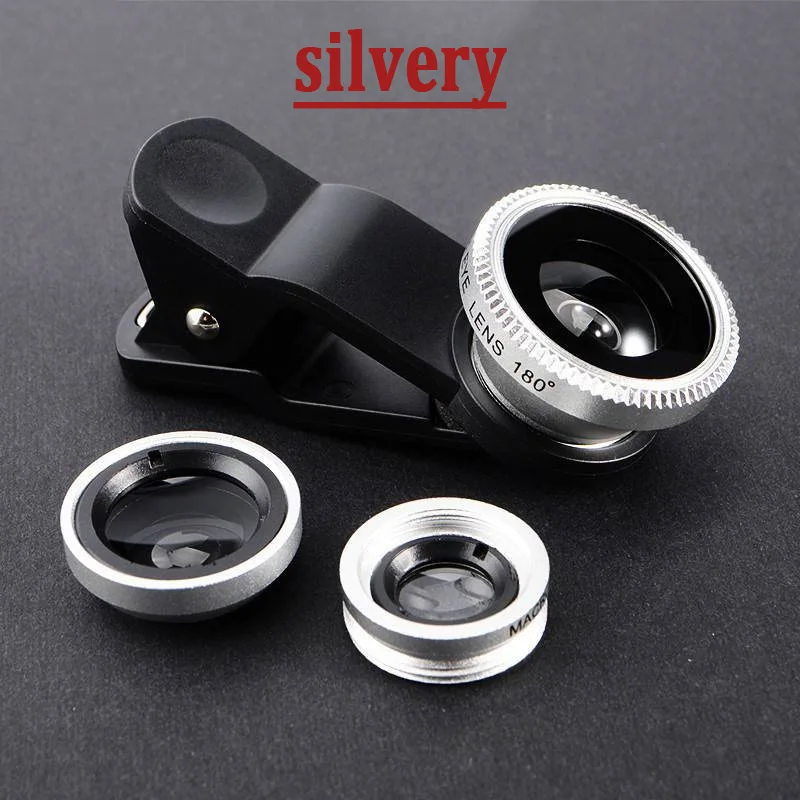 1 Set 3In1 Mobile Phone Fish Eye+Wide Angle+Macro Lightweight Camera Lens For Universal Cell Phone - Image 8