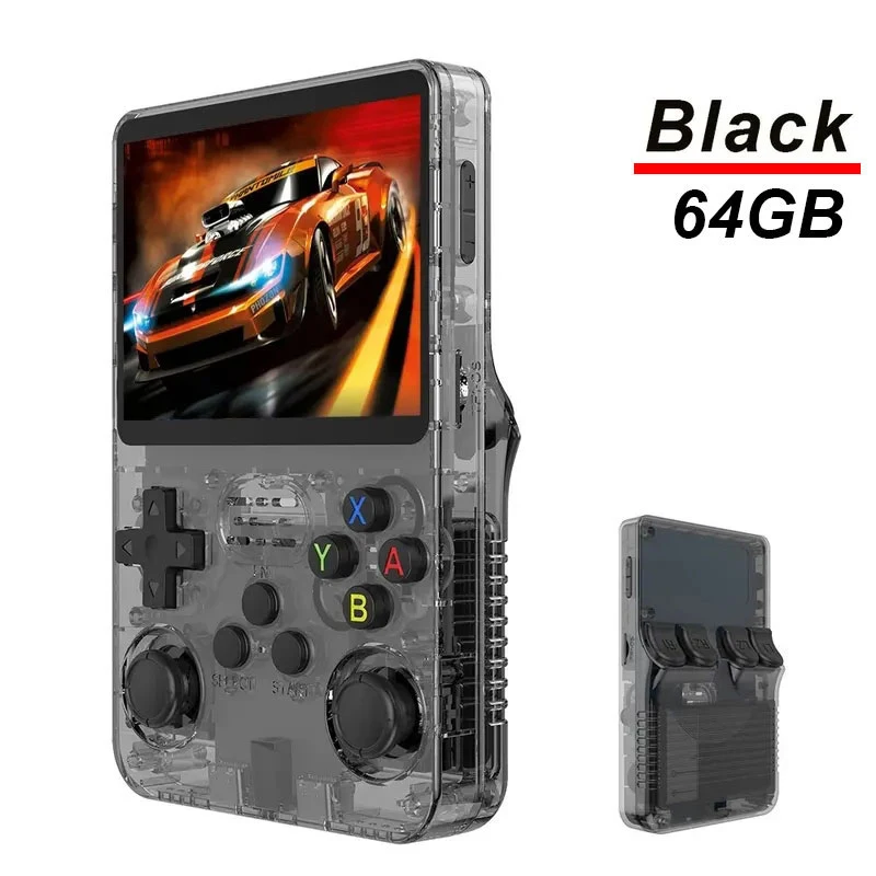 R36S Retro Handheld Video Game Console ARKOS System 3.5 Inch IPS Screen Classic Portable Pocket Video Player 128G Games Boy Gift - Image 12