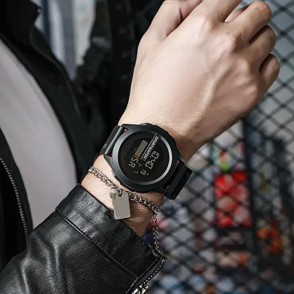 Men's Sports Watches Alarm Clock Multifunction Men LED Digital Watch Waterproof Fitness Sport Electronic Watch for Male Clock - Image 3
