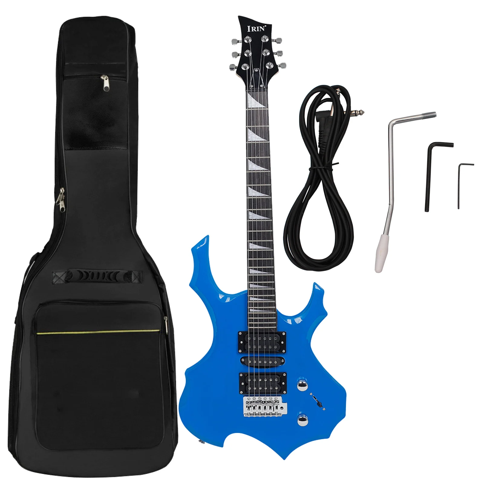 IRIN Electric Guitar 24 Frets 6 Strings Maple Body Multi-color Electric Guitar Guitarra with Bag Wrench Set Guitar Accessories - Image 11
