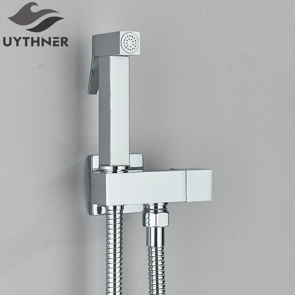 Uythner Bathroom Bidet Faucet Brass Tap Washer Mixer Single Cold Water Shower Sprayer Head Tap Toilet Faucets Toilet Handle Jet - Image 7