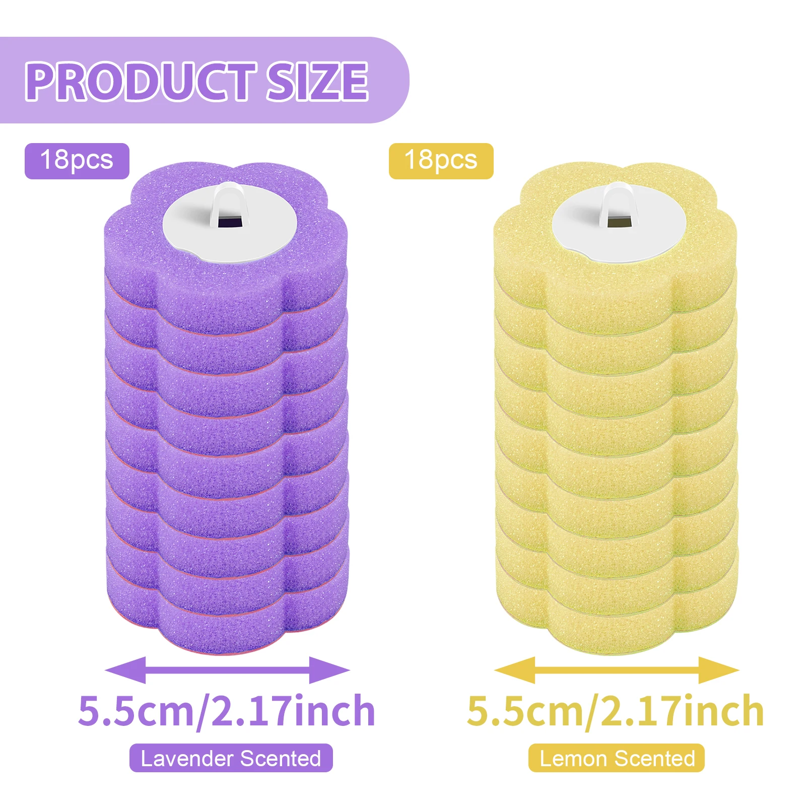 18/36Pcs Disposable Toilet Brush Wall Mounted Toilet Brush with Replacement Head Cleaning Set Home Bathroom WC Accessories - Image 20