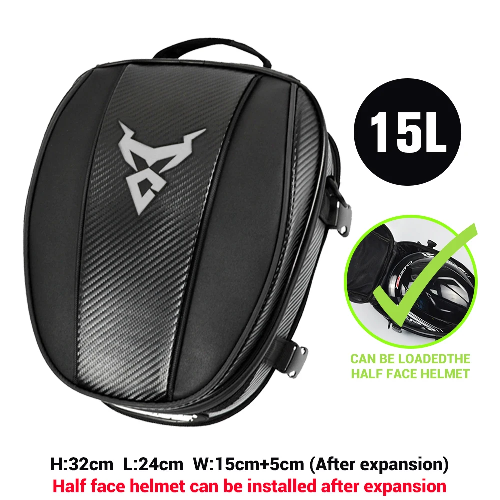 Motocentric Waterproof Motorcycle Tail Bag Multifunction Motorcycle Rear Seat Bag High Capacity Motorcycle Bag Rider Backpack - Image 10