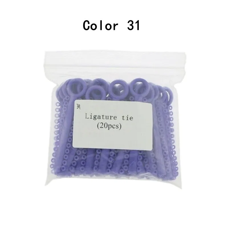 20Sticks=520PCS Dental Orthodontic Elastic Ligature Ties Rubber Bands for Teeth Braces Dentistry Elastomeric Ring Leagues Lab - Image 37