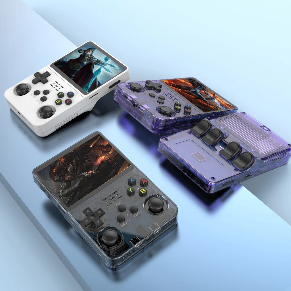 Open Source R36S Retro Handheld Video Game Console Linux System 3.5 Inch IPS Screen Portable Pocket Video Player R35S 64GB Games - Image 5