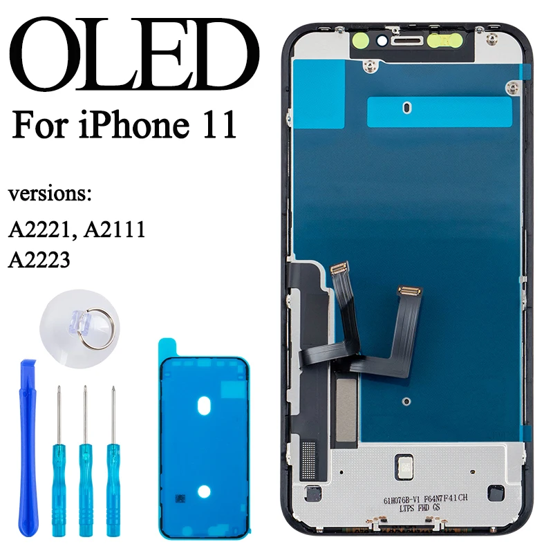 100% Tested Lcd For iPhone 11 Display 3D Touch Screen Replacement with Metal Frame Full FHD Durable Easy to Install Factory Lcd - Image 9
