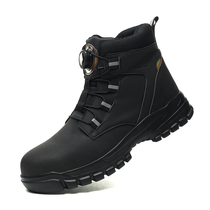 Waterproof Safety Boots Men Indestructible Steel Toe Work Boots Anti-smash Stab-resistant Safety Shoes Biker Botas Para Hombre - Image 12