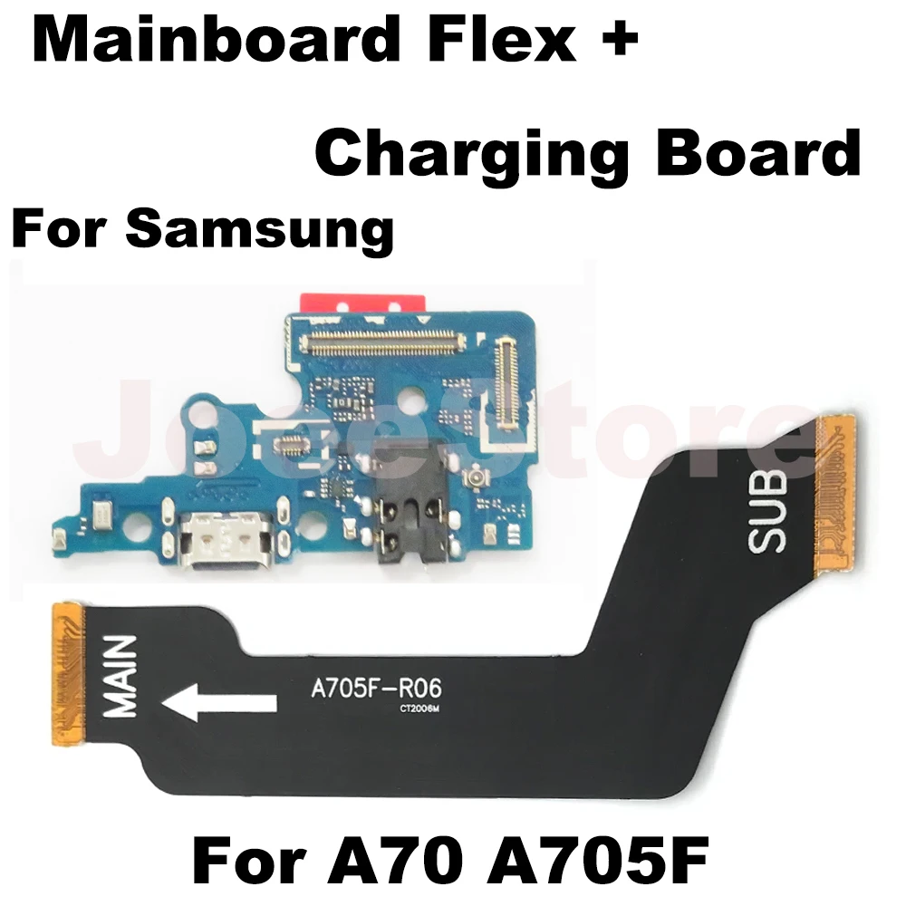 Fast Charger Main Charging Port Board For Samsung A51 A71 A70 A50 A31 A30 A20 A10 A50S Motherboard Connect USB Dock Flex Cable - Image 4