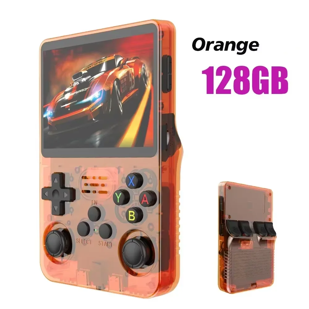 R36S Retro Handheld Video Game Console ARKOS System 3.5 Inch IPS Screen Classic Portable Pocket Video Player 128G Games Boy Gift - Image 13