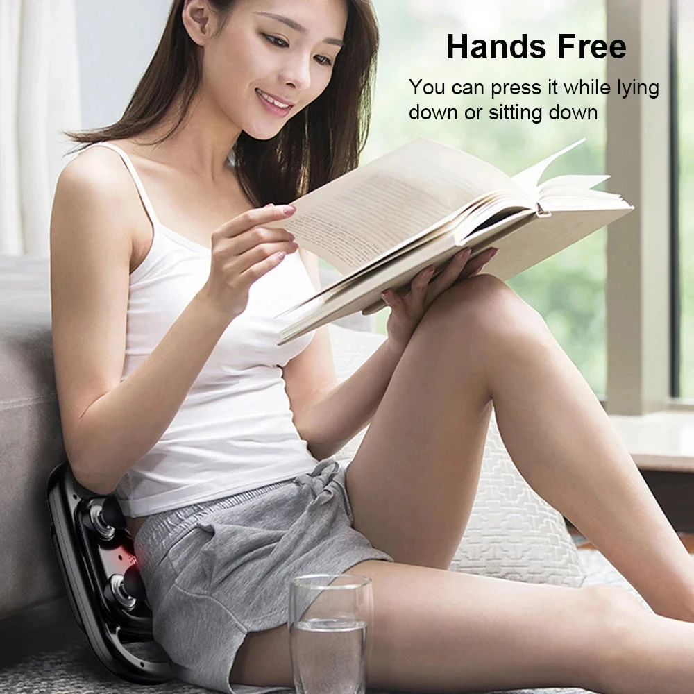 6 Head Massage Gun for Muscle Relief Deep Tissue Percussion for Neck Cervical Spine Full Body - Image 6