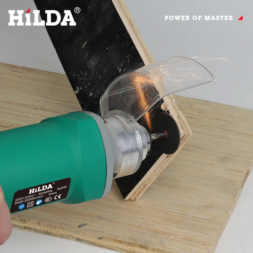 HILDA 500W Green Engraver Electric Drill 6-Position Variable Speed High-Power Woodworking Rotary Tools Set Grinder Polishing - Image 6
