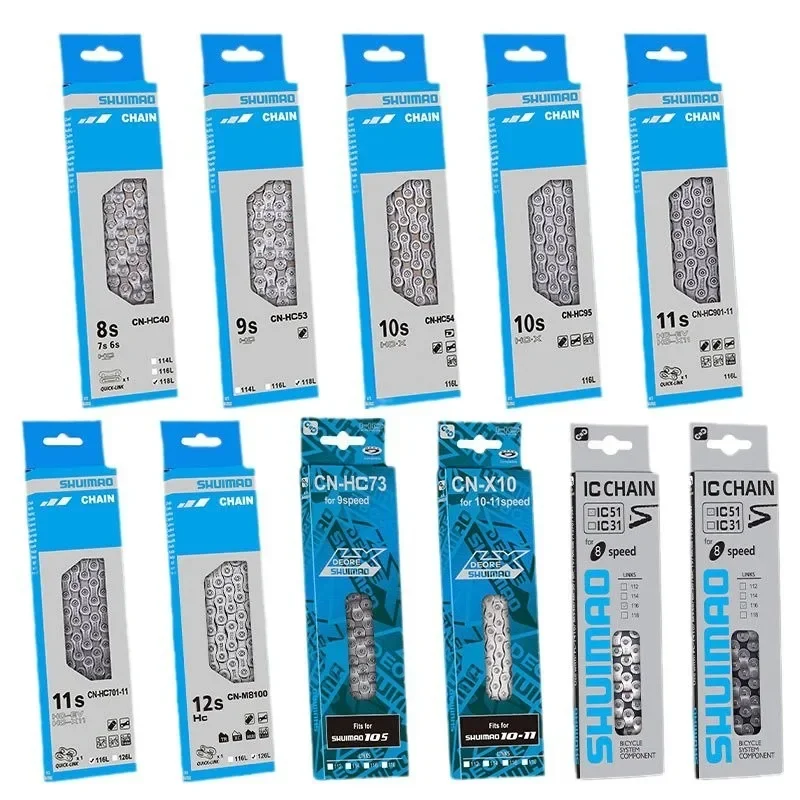 6/7/8/9/10/11/12 Speed Bicycle Chain 10v 11v 12v 116/126L MTB Mountain Bike Original Chains Bicycle Parts Bike Accessories - Image 2