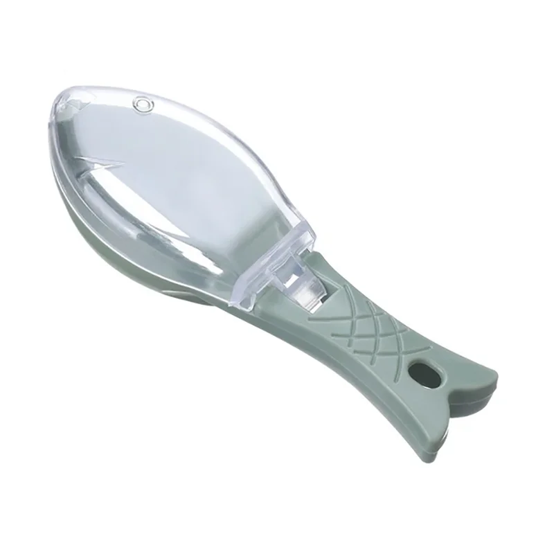 Fish Scales Graters Scraper Fish Cleaning Tool Scraping Scales Device with Cover Home Kitchen Cooking Fish Tool Kitchen Tools - Image 7
