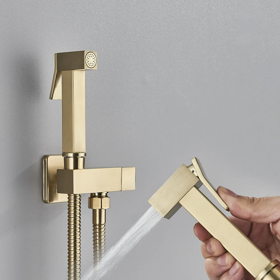 Uythner Bathroom Bidet Faucet Brass Tap Washer Mixer Single Cold Water Shower Sprayer Head Tap Toilet Faucets Toilet Handle Jet - Image 2