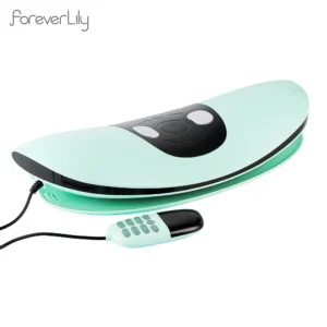 Electric Waist Traction Massager Adjustable Vibration Lumbar Massager Waist Spine Support Back Massage Machine Lumbar masajeador