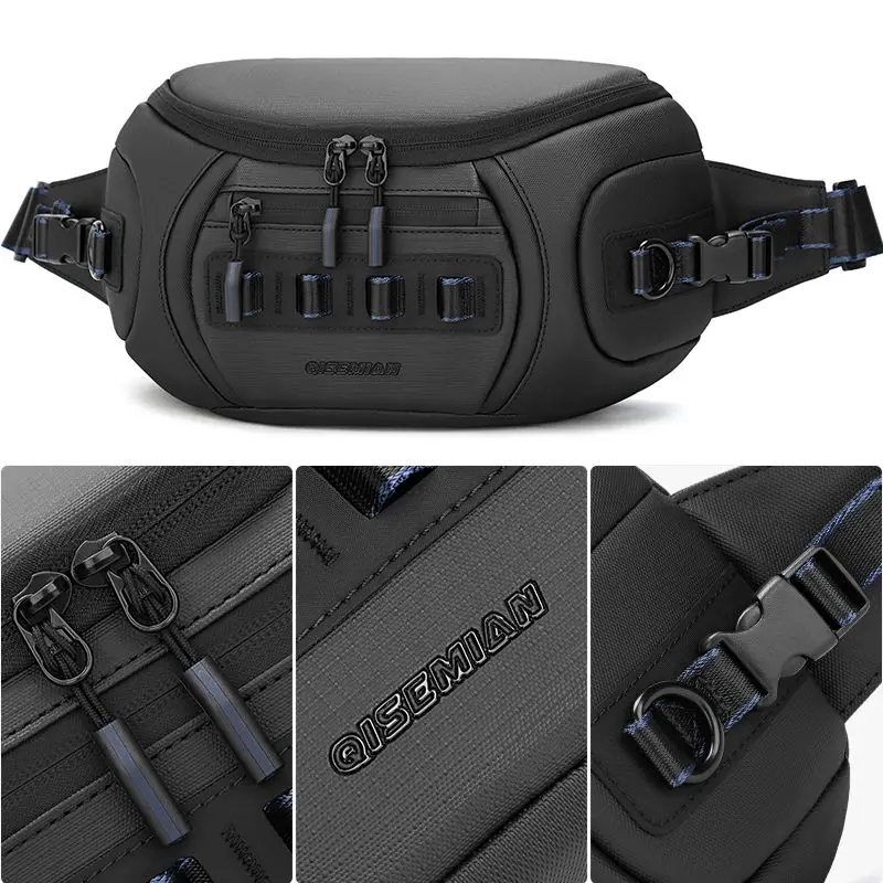Unisex DSLR Camera bag for Canon/Fujifilm, Water-Resistant Oxford Protective Bag Carries 1 Camera 2 Lenses with Strap - Image 2