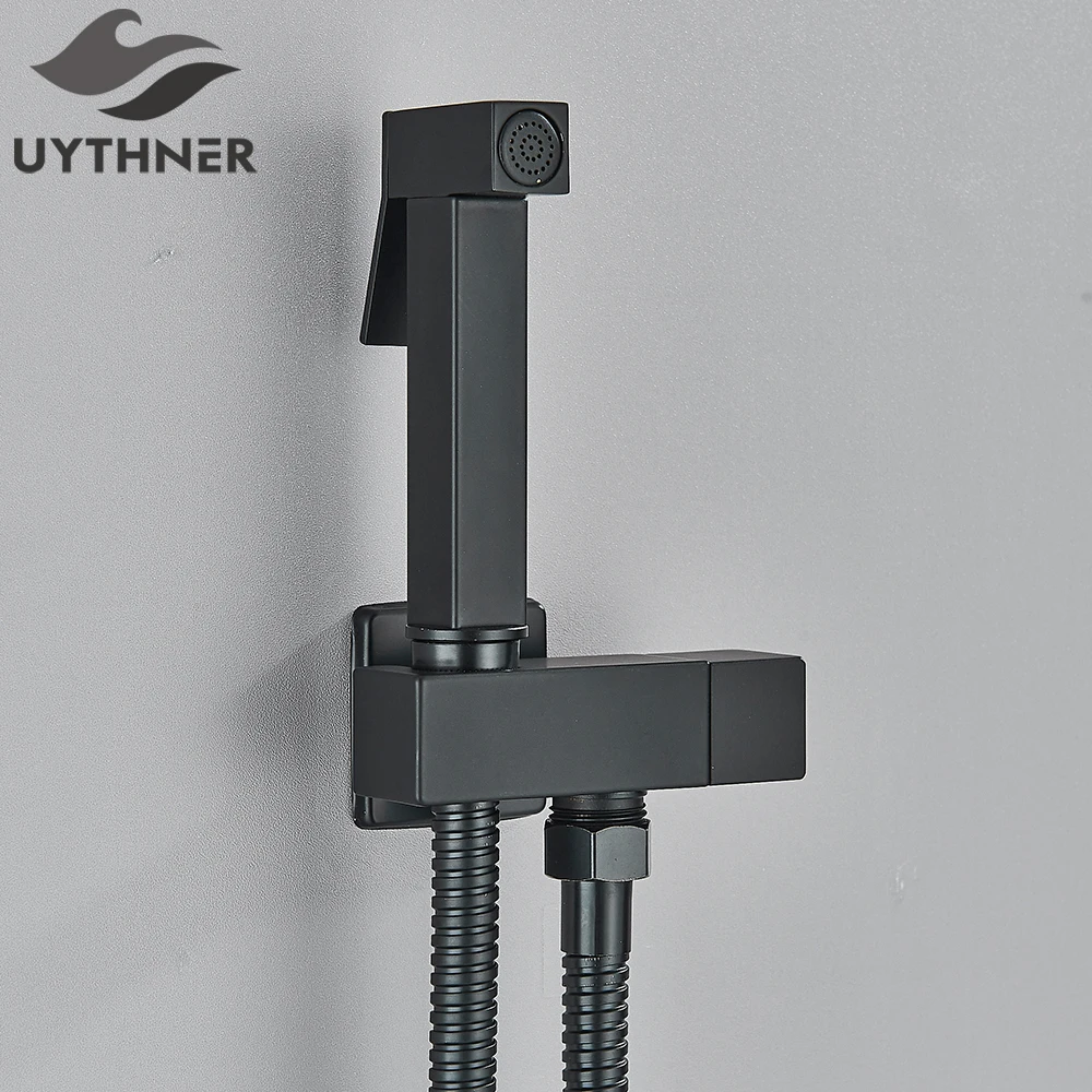 Uythner Bathroom Bidet Faucet Brass Tap Washer Mixer Single Cold Water Shower Sprayer Head Tap Toilet Faucets Toilet Handle Jet - Image 12