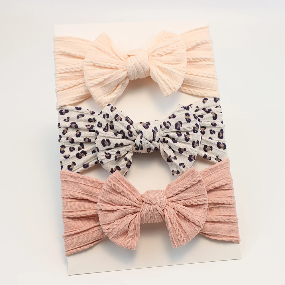 3Pcs/Set Baby Girl Headbands Lot Bows Baby Headband Newborn Gift Elastic Hair Bands Children Turban Kids Infant Hair Accessories - Image 13