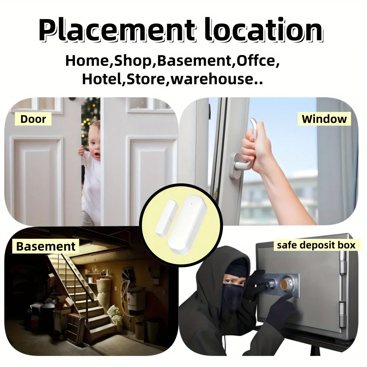Work with Tuya Zigbee 3.0 WiFi Smart Door Window Sensor Open Close Detector Home Security Alarm Voice Control Alexa Google Home - Image 6