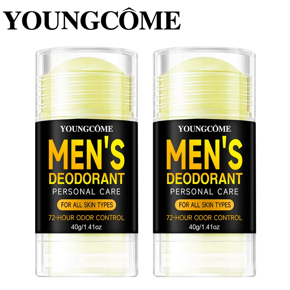 Men Sandalwood Deodorant Stick Anti Sweating Keep Drying Lasting Fragrance Remove Armpit Odor Underarm Refresh Sticks Refresh - Image 9