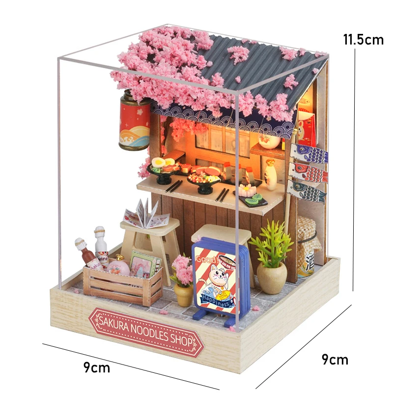 Mini Doll House DIY 3D Puzzle Assembly Building Model Toys Home Bedroom Decoration With Furniture Wooden Craft Gifts DollHouses - Image 22