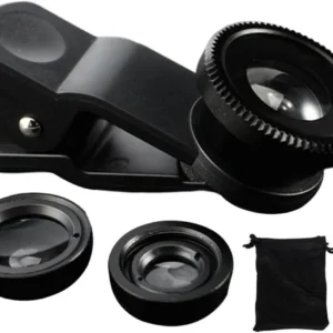 1 Set 3In1 Mobile Phone Fish Eye+Wide Angle+Macro Lightweight Camera Lens For Universal Cell Phone