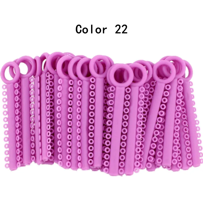 20Sticks=520PCS Dental Orthodontic Elastic Ligature Ties Rubber Bands for Teeth Braces Dentistry Elastomeric Ring Leagues Lab - Image 19