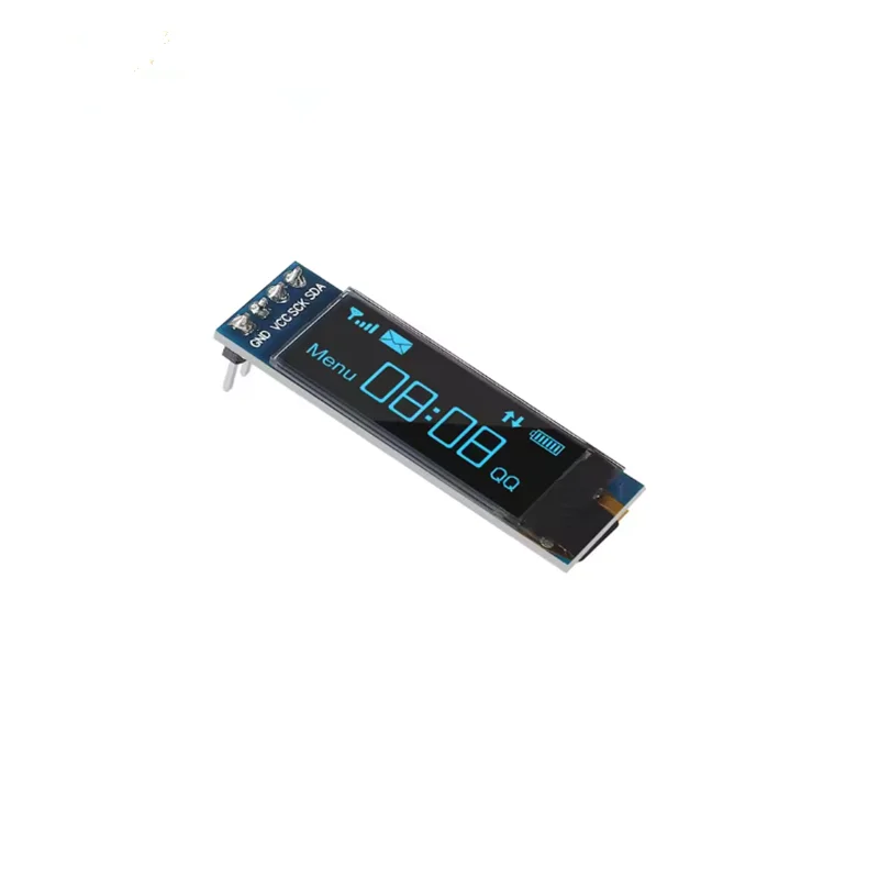 1-10pcs 0.91 inch OLED display module white/blue OLED 128X32 LCD LED Display SSD1306 12832 0.91 IIC i2C Communicate for ardunio - Image 4