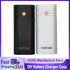 5V 2A 6000mAh 2X 18650 USB Type-C Battery Charger Case For Phone Electronic Charging DIY Not Including Batteries Power Bank Box