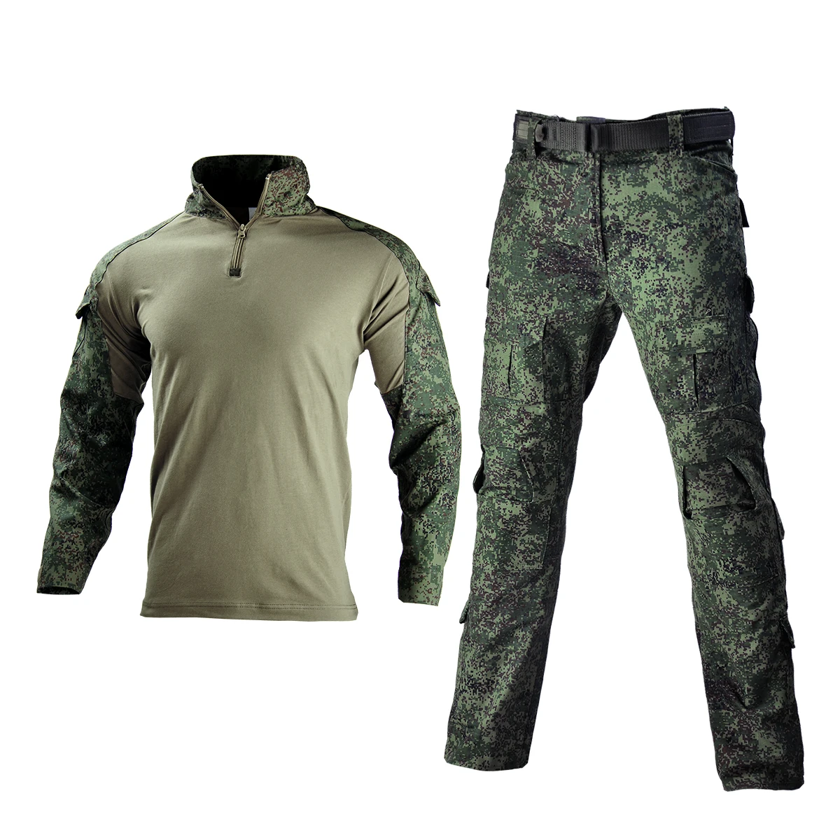 Camo Tactical Uniform Airsoft Ripstop Suit Multi Pocket Suits Hunting Pants Men Trainning Shirts Airsoft Paintball Clothes Sets - Image 9