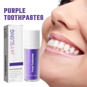 Teeth Removing Deep Smoke Stains Gingiva Protection Purple Orthopedic Toothpaste Effectively Cleans Oral Cavity Brightens