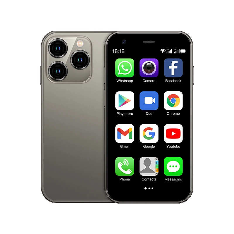 SERVO 15SE Mini Smartphone 3G WCDMA Android System WiFi Hotspot Play Store 3.0" Display Small Palm Smart Phones Dual SIM Standby - Image 7