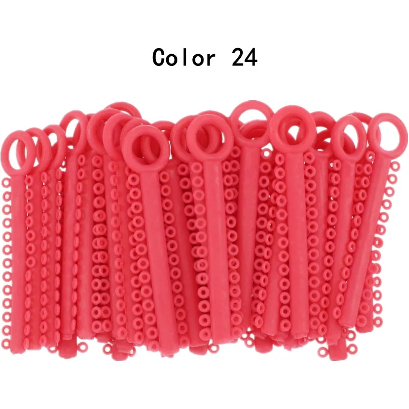 20Sticks=520PCS Dental Orthodontic Elastic Ligature Ties Rubber Bands for Teeth Braces Dentistry Elastomeric Ring Leagues Lab - Image 9