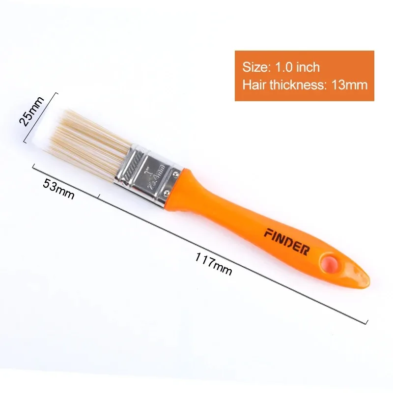 Home Improvement Wall Paint Brush PET Soft Bristle Durable Cleaning Brush ABS Handle Home Decoration Oil Painting Brush Tools - Image 9