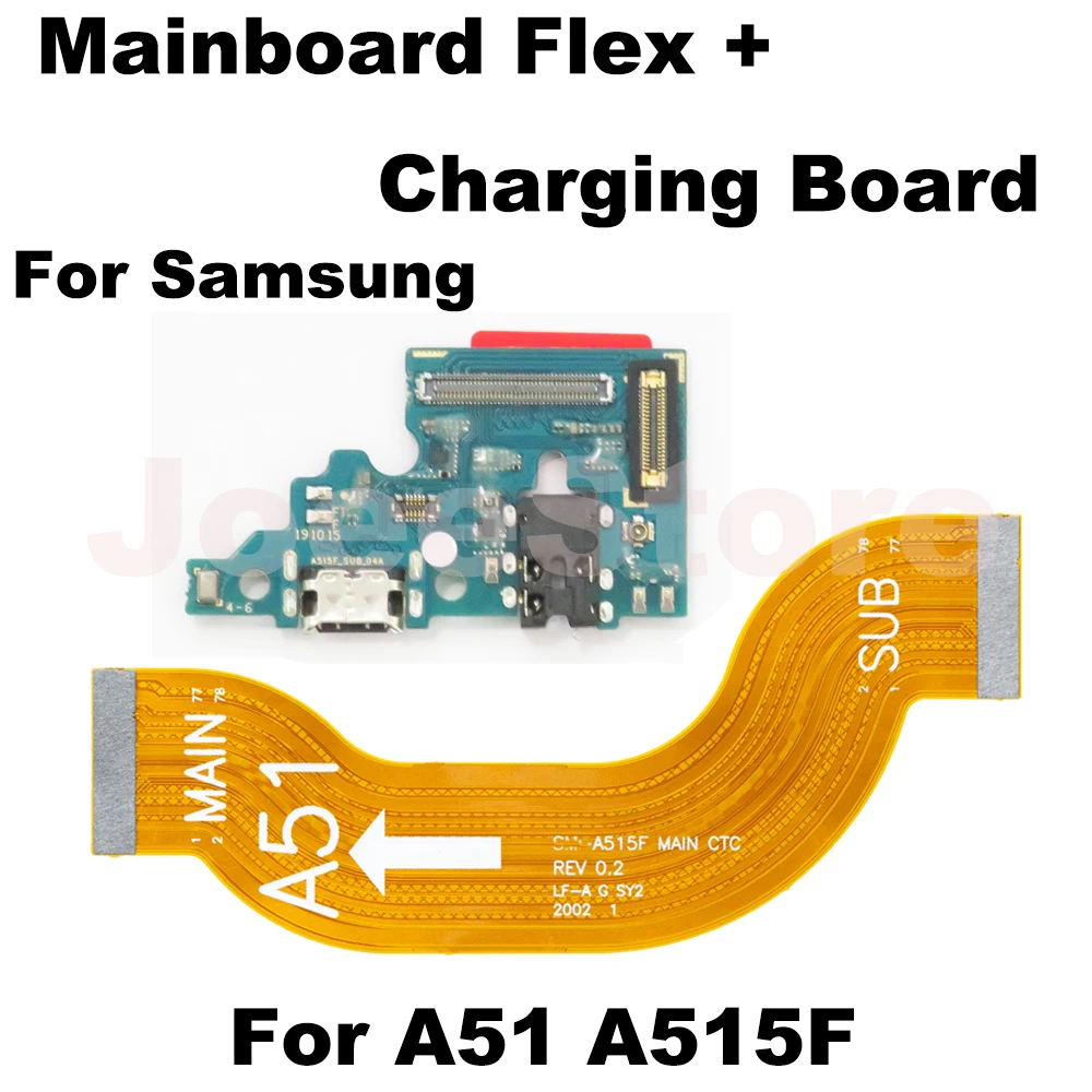 Fast Charger Main Charging Port Board For Samsung A51 A71 A70 A50 A31 A30 A20 A10 A50S Motherboard Connect USB Dock Flex Cable - Image 2