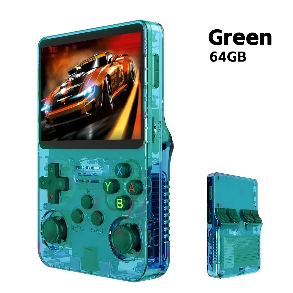 R36S Retro Handheld Video Game Console ARKOS System 3.5 Inch IPS Screen Classic Portable Pocket Video Player 128G Games Boy Gift - Image 8