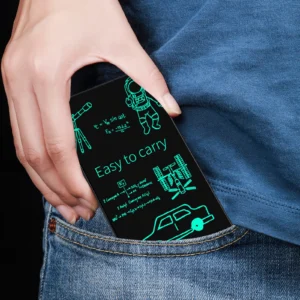6.5" Full Screen LCD Writing Tablet, Portable Digital Notepad, Lightweight Pocket Design, Ideal For Creative Sketching Drafting